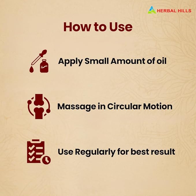 Joint Oil for Knee, Back, Shoulder & Muscle Stiffness, Fast-Absorbing, Non-Greasy Formula - 100ml (Pack of 1)