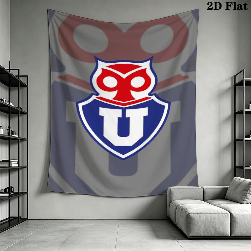 Universidad de Chile Wall Tapestry Aesthetic Wall Hanging Printed Fabric Blanket Decorative Tapestries for Bedroom Living Room Home Decor