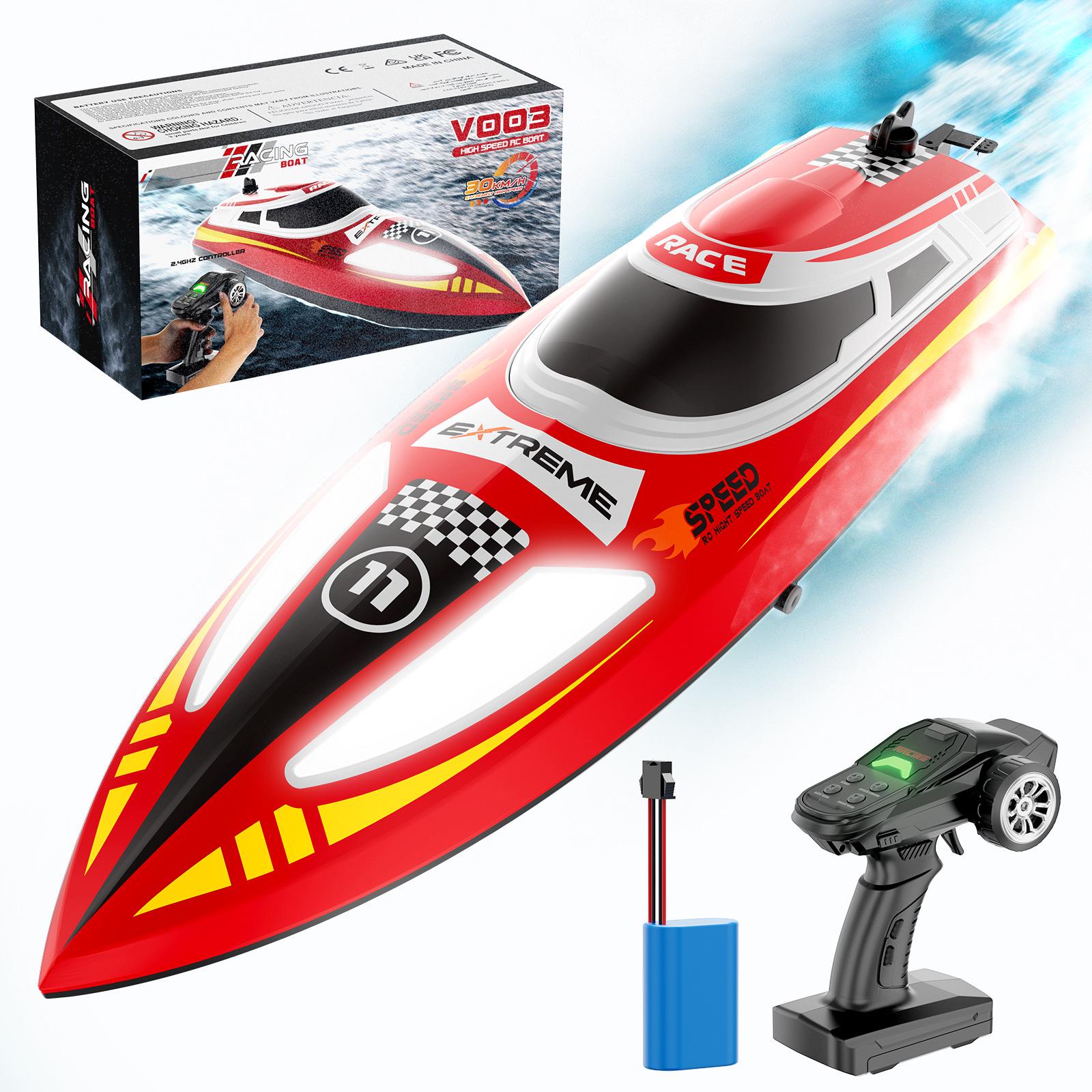 Customizable Smart RC Speedboat for Kids: Outdoor Educational Toy for Boys - Internet Favorite
