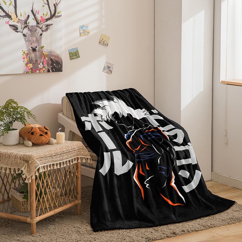 Riman Dragon Ball Series Flannel Blanket 3D Printed Sofa Blanket Thickened Blanket
