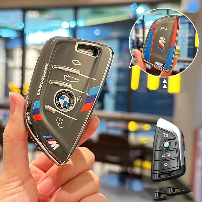 Hot 2025 Soft TPU Car Remote Key Case Cover Shell for BMW X1 X3 X5 X6 X7 1 3 5 6 7 Series G20 G30 G11 F15 F16 G01 G02 F48 Access