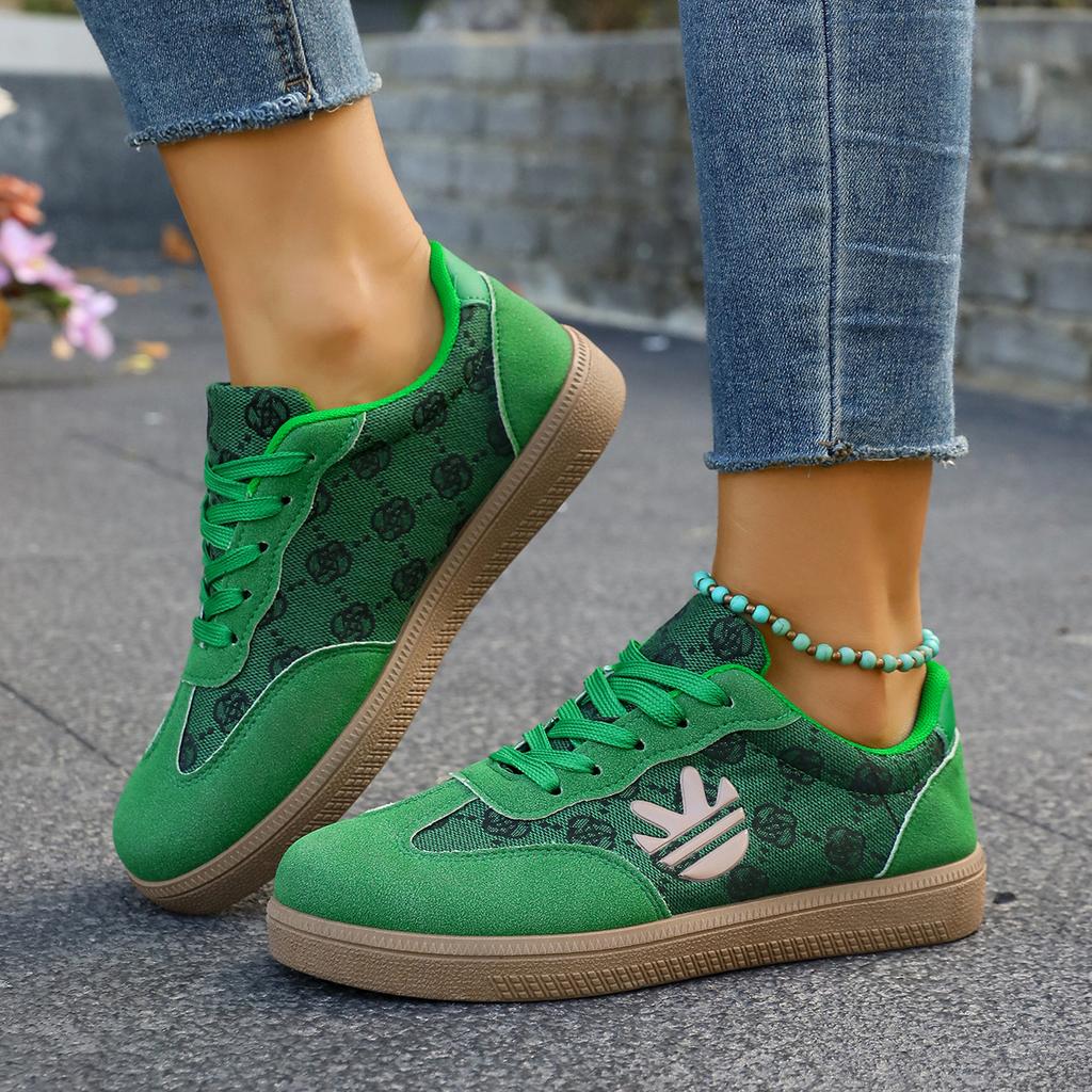 Fashion 2025 Women Casual Fashion Sneakers Lightweight Lace Up Anti-slip Flat Shoes Women Outdoor Walking Sneakers Zapatos De Mujer