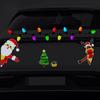 Christmas Light Bulb Tile Magnet Magnetic Lights for Car Magnets Reflective Soft Decorations Refrigerator Exterior