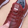 Mom Leder Pelz Mokassins Frauen Sport Sneaker für Ältere Weibliche Weichen Warmen Bequemen