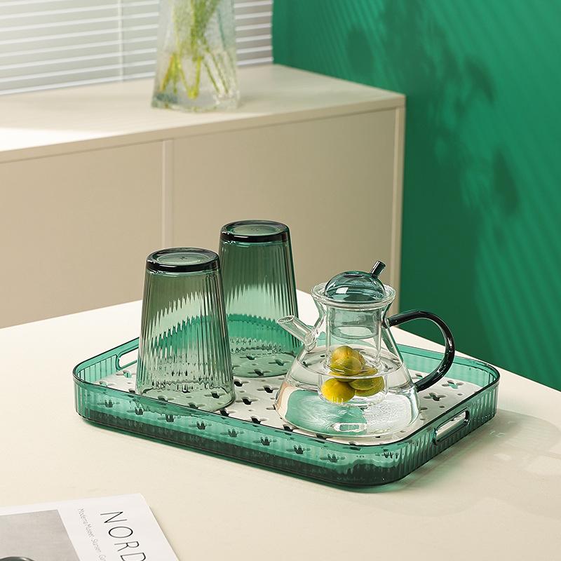 

Dessert Tray Drain Tray Sink for Tableware Water Cup Fruit Vegetable Tray Sponge Holder Soap Dispense Kitchen Storage Organizer