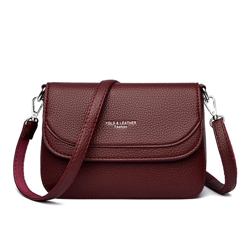 Women's bag new fashionable small square bag simple middle-aged mother travel messenger bag large capacity bag