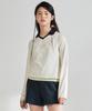 COVERNAT WOMAN Track Long Sleeve Ivory