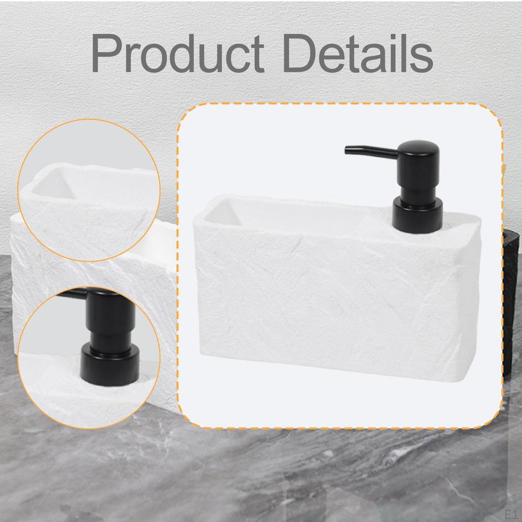 Seifenspenderhalter Einfache Anwendung Platzsparend Geschenke Praktischer Pumpen-Organizer für Schwämme Scheuerschwämme