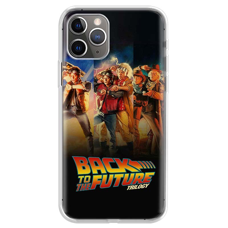Classic Movie Back To The Future Vintage Phone Case For Apple iPhone 11 13 14 15 16 12 Pro Max 16E SE X XR XS 7 8 Plus Pattern S