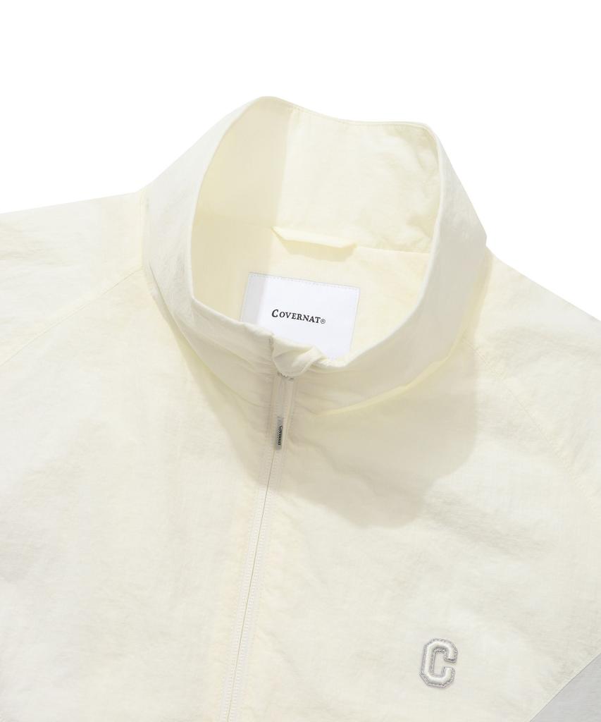Covernat College Block Track Jacket Ivory