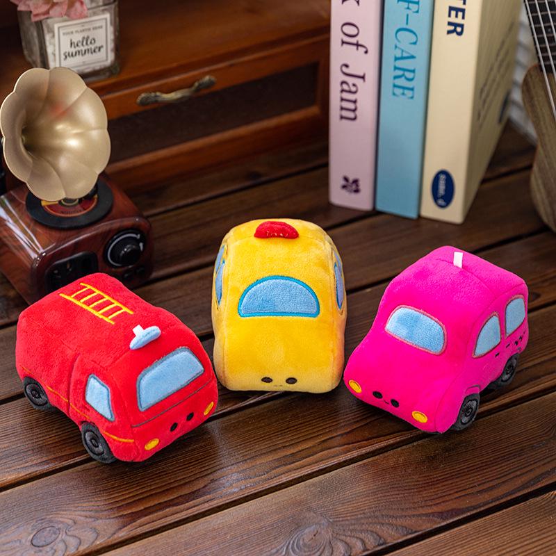 Original Cute 3D Cartoon Plush Roller Skating Car Toy - Mini Doll Figure Gift for Children