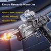 Flame Effect Electric Water Gun with Light Summer Pool Beach Outdoor Shooting Game Toy Gift for Children and Adults