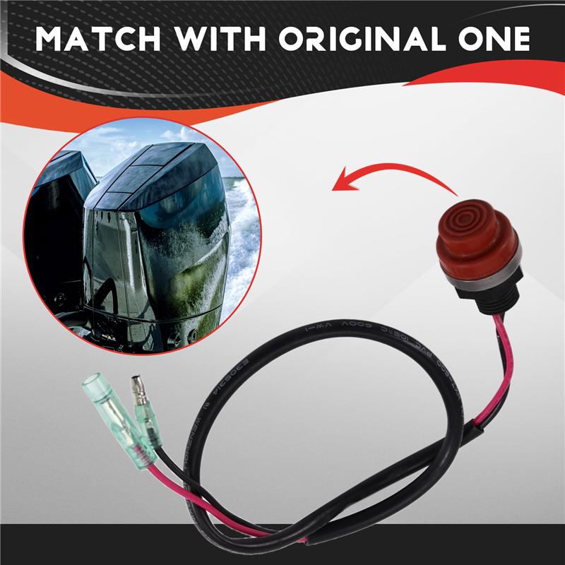 A58X-Start Button Replacement For Mercury Mariner 8Hp Thru 30Hp-Model Code 87-853820A02