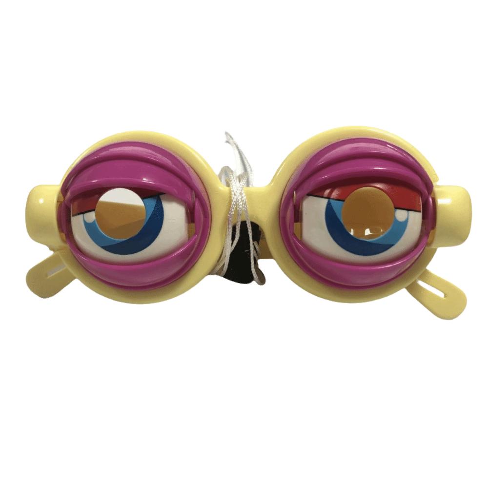 Plastový Materiál Šílené Brýle Party Dekorace Žertovné Brýle Parodické Hračky Šílené Oči Rekvizity Dětské Dárky