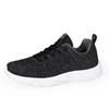 Herrsneakers Mesh Andningsbara Trendiga Snörning Lätta Svarta Promenadskor Stor Storlek Man Tenissko Zapatillas Hombre