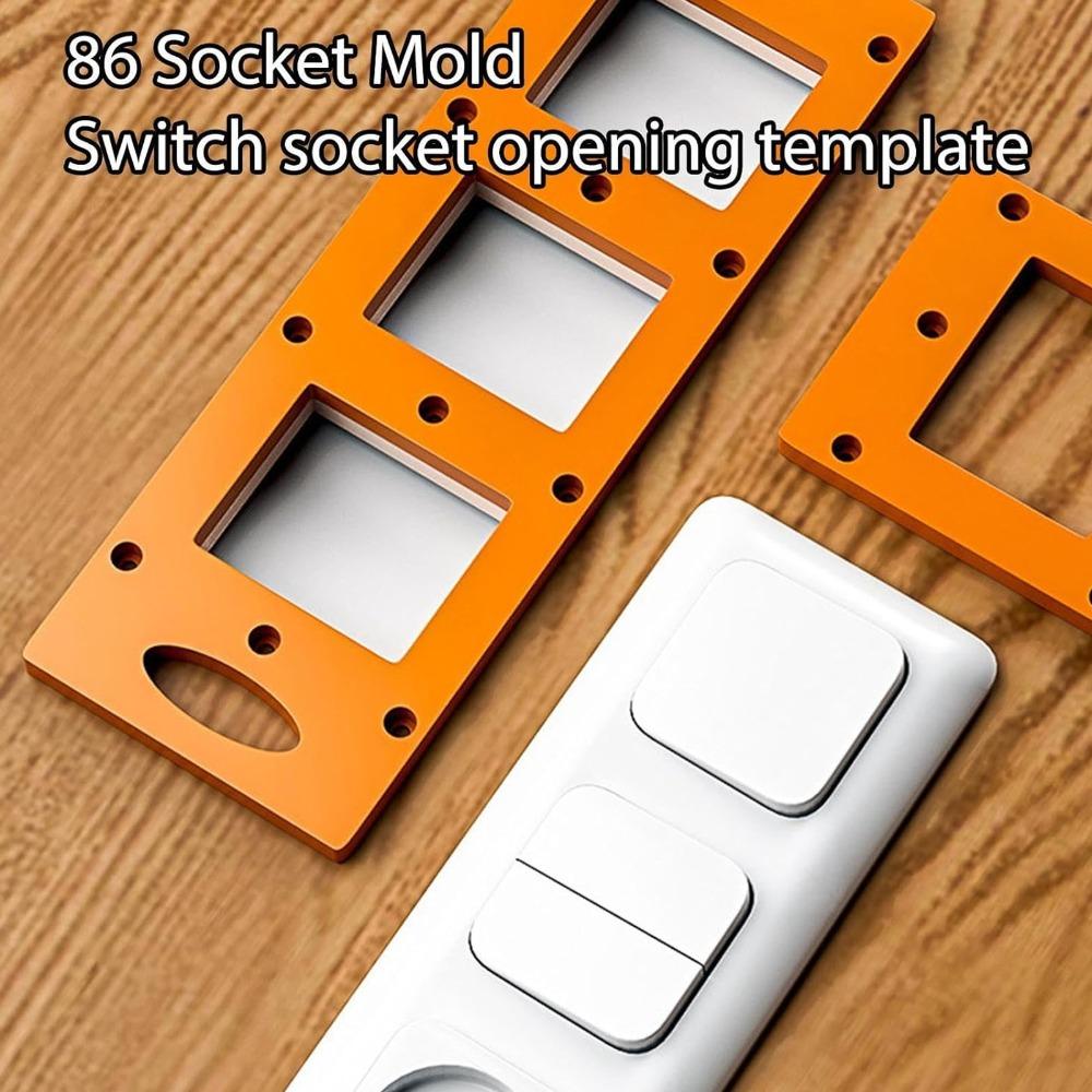 86 Type Socket Box Electrical Plug Stencil Tool Socket Box Hole Opener For Wardrobes