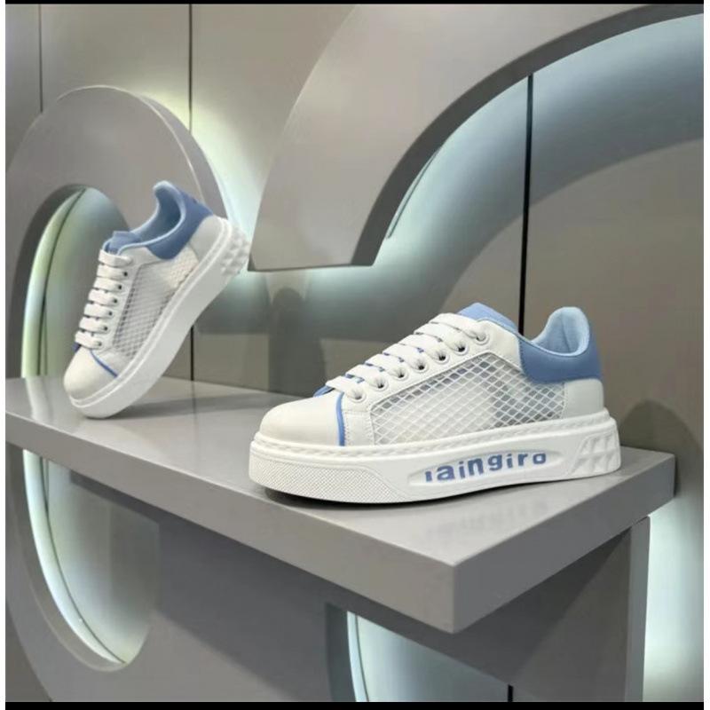 Trendy brand men's shoes summer new low-top mesh breathable comfortable casual soft sole fashion Korean version lace-up Internet celebrity shoes