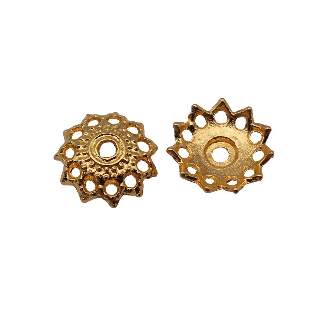 Flower Bead Cap Spacer Findings Ornate Covers For DIY Jewelry Making Materials