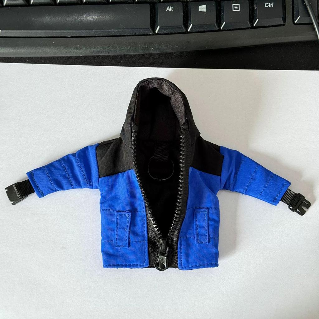 Mini Puffer Coat Keychain Compact Lightweight Design Portable Nylon Key Ring for Commuting Travel Outdoor Enthusiasts
