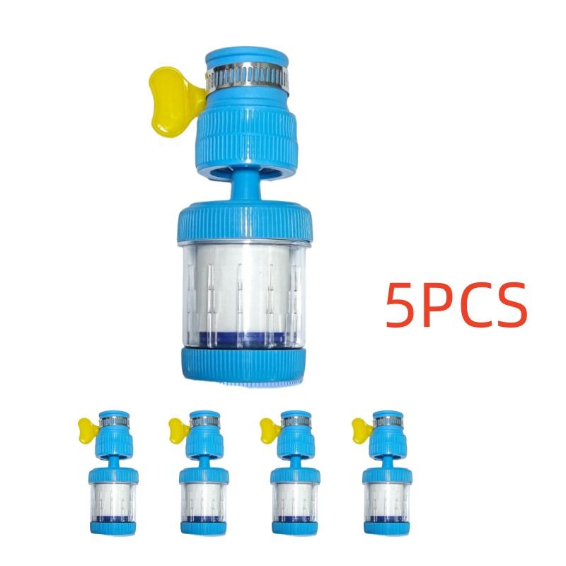 5PCS New Practical Water Filter Faucet  Save Water Splash-proof Bathroom Filter Easy To Install Faucet Sprayer for Kitchen Decor