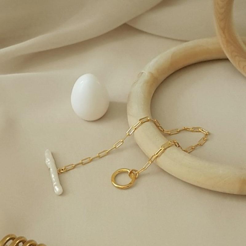 

Jubiler O.I pearl bracelet pinkgold