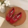 Girly Style Elegant Soft Sole Not Tired Feet Mary Jane Shoes 2025 Spring and Summer New Gentle Temperament Ballet Evening Shoes