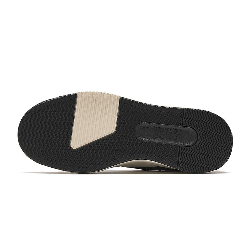 Anta Seria C37 Modne Wszechstronne Podwyższające Wzrost Lekkie Niskie Trampki Damskie Trampki Czarne 922438037-4