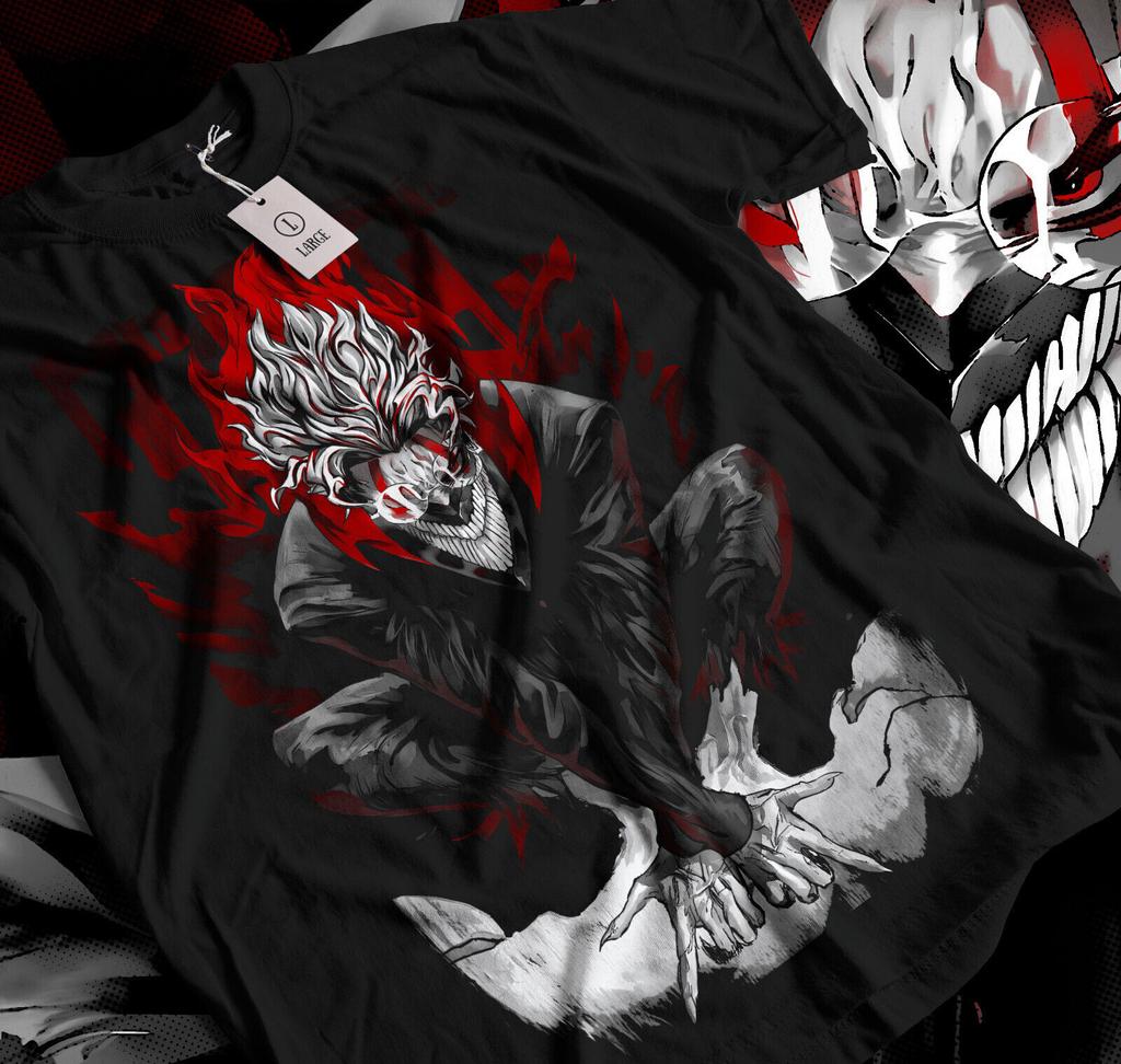 Gojo Satoru T-Shirt Jujutsu Kaisen Mahito Anime Horror Funny Gift Shirt All Size