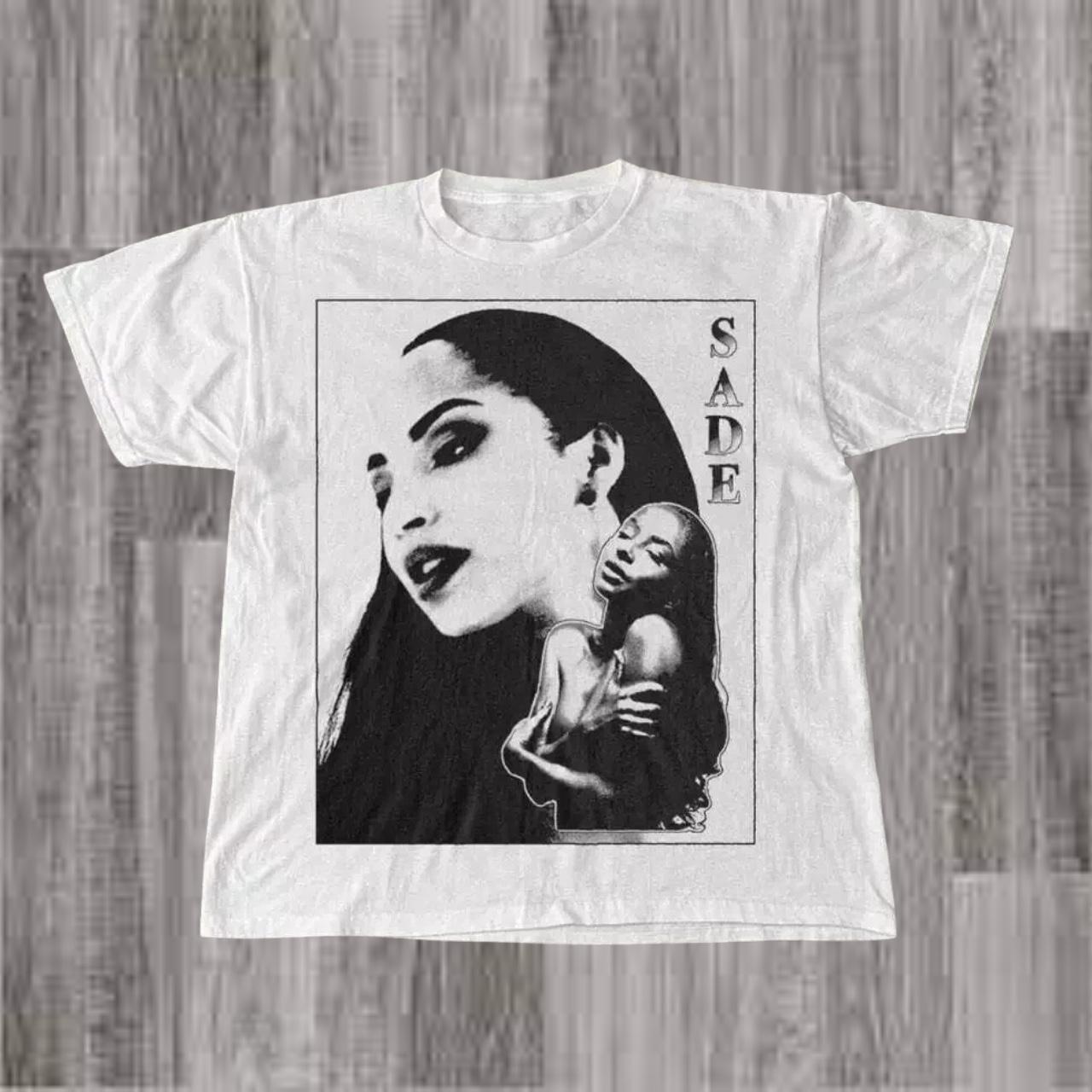 Редкий! Sade Adu графическая Белая хлопковая рубашка Унисекс Концертная S до 5XL SG608 Унисекс футболка L