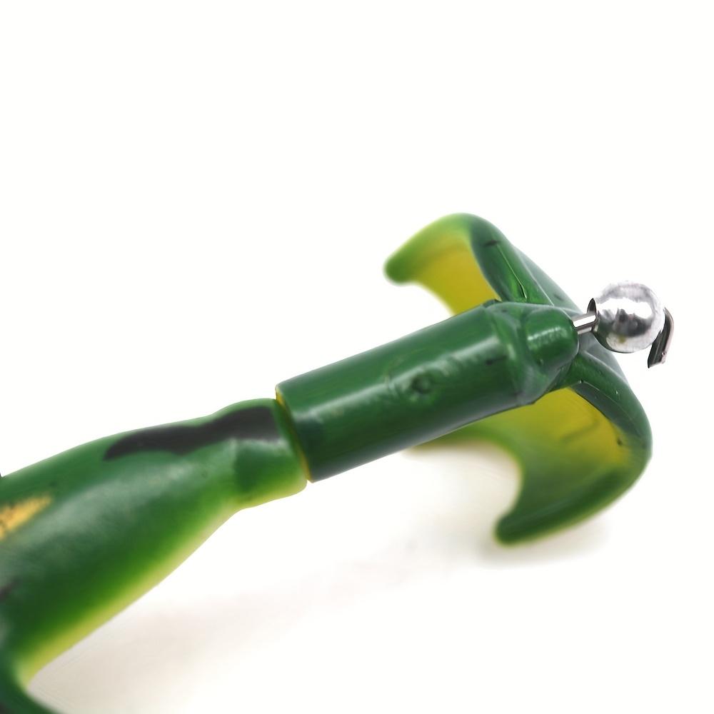 3pcs Double Helix Propeller Surface Frog Lure Set, Rotating Tail Floating Swing Bait with Sharp Hook, Suitable for Perch and Other Freshwater Fishing