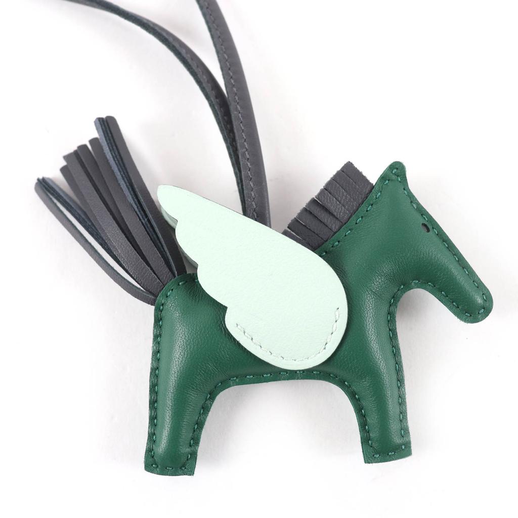 Pristine HERMES Bag charm Rodeo Charm Pegasus PM Vaux Swift Leather Women Used