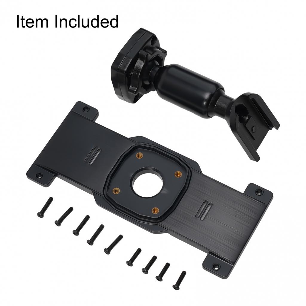 For Car DVR Rear View Mirror Mounting Bracket + Metal Back Panel Strong Support