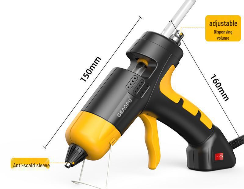 Adjustable Temp Hot Melt Glue Gun - DIY Electric Handy Tool for Crafts and Home Projects