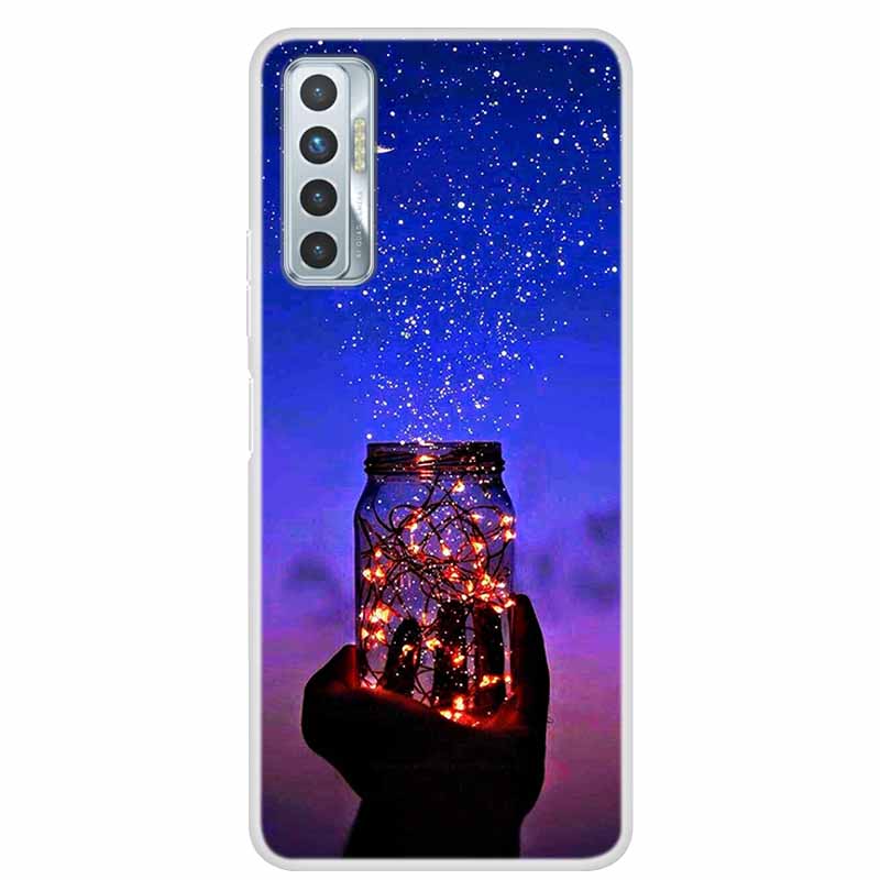 For Tecno Camon 17P Case Luxury Silicone TPU Soft Cover Phone Case For Tecno Camon 17 CG7 CG6 1 7 Coque Shockproof Cartoon Funda