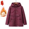 Elderly Women's 2025 Winter White Duck Down Jacket