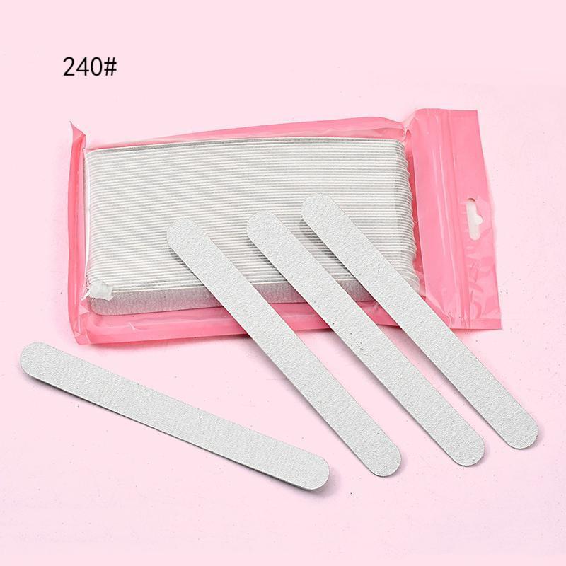 Lima de Uñas de Acero Inoxidable con Tiras de Papel de Lija Despegables Intercambiables