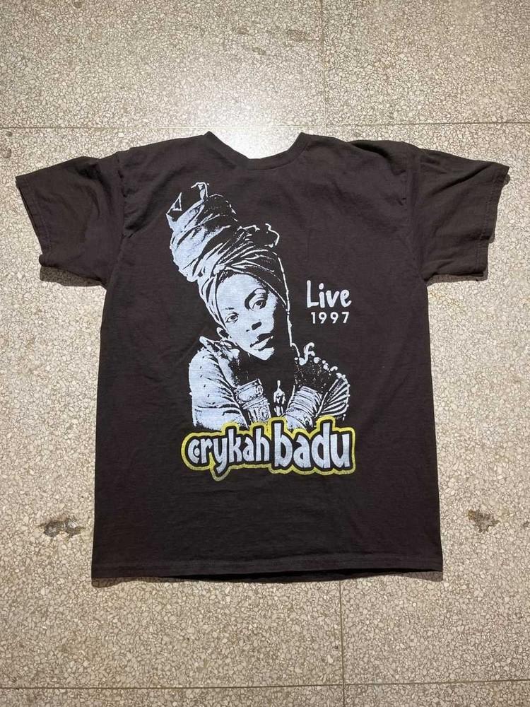 

Vtg Erykah Badu rock concert short sleeve dark chocolate color shirt KV39722 Unisex T-Shirt XXXXL