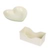 10pcs/set Heart Shaped Home Spit Bone Plate Dinner Plate Creative Snack  Fruit Plate