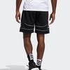 adidas DM CU Striped Trim Shorts Men Bottoms Black FR5741