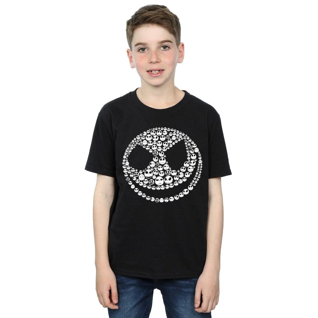 Disney Boys Nightmare Before Christmas Jack Skull Collage T-Shirt