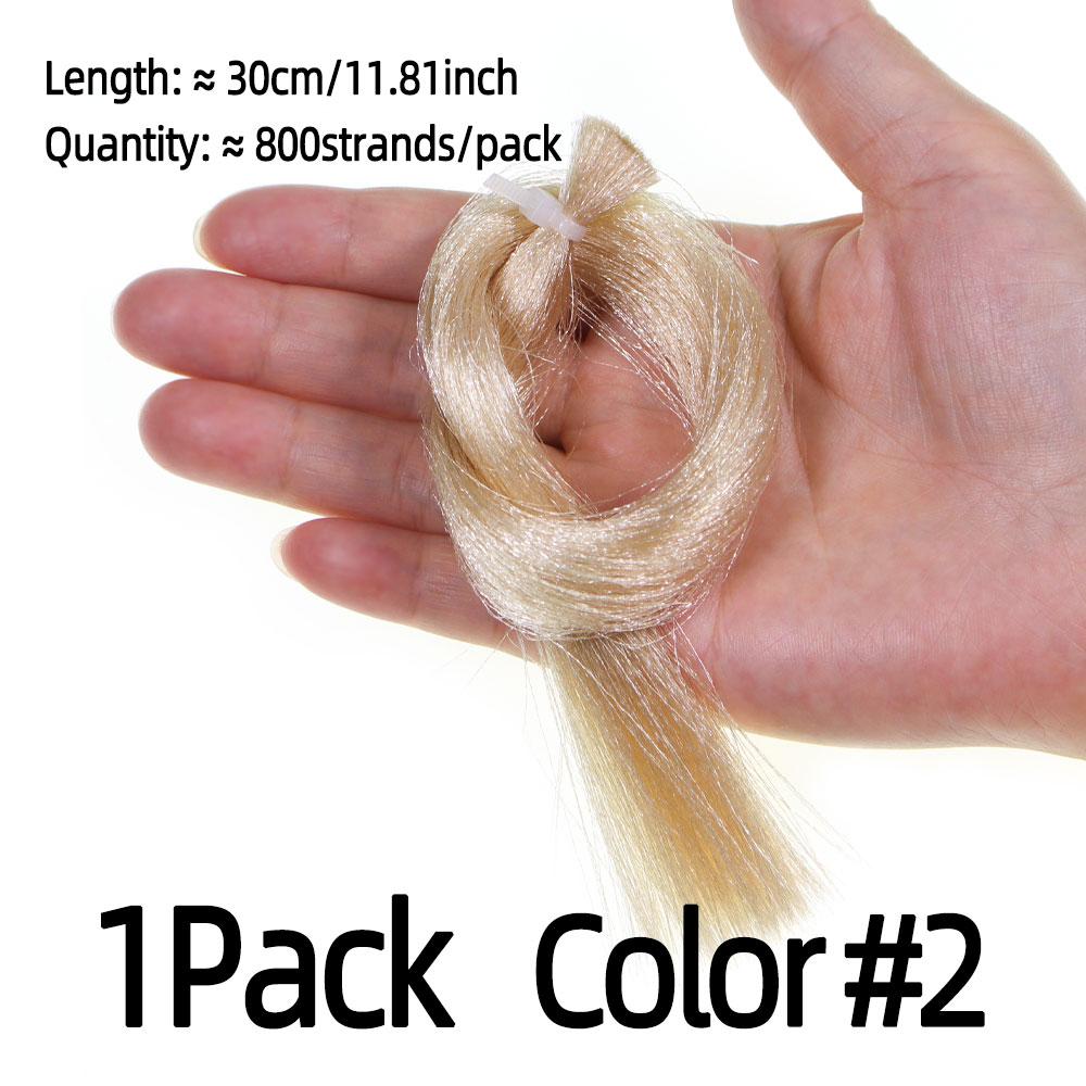 1Pack High Light Fluoro Fiber Fly Tying Material Ultra Fine Flashabou Tinsel For Streamer Bass Trout Sea Fishing Lures Baits