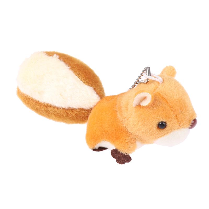 

Милая и милая подвеска с большим хвостом и белкой, плюшевая игрушка, маленькая кукла-белка, мультяшная сумка, кулон, брелок, кукла one size
