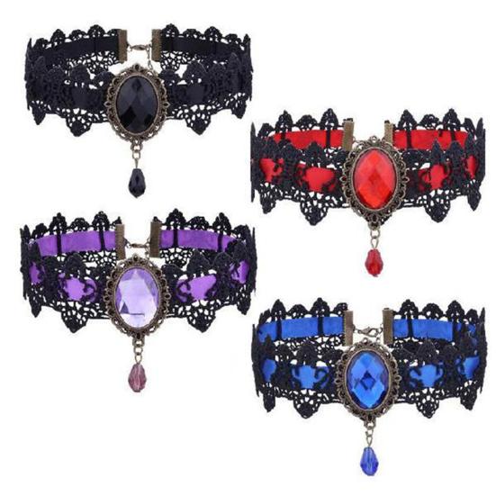 Choker Necklace Aesthetic Female Decorative
