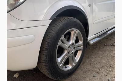 Bogenauskleidungen (4 Stück, schwarz) Für Mercedes Viano 2004-2014