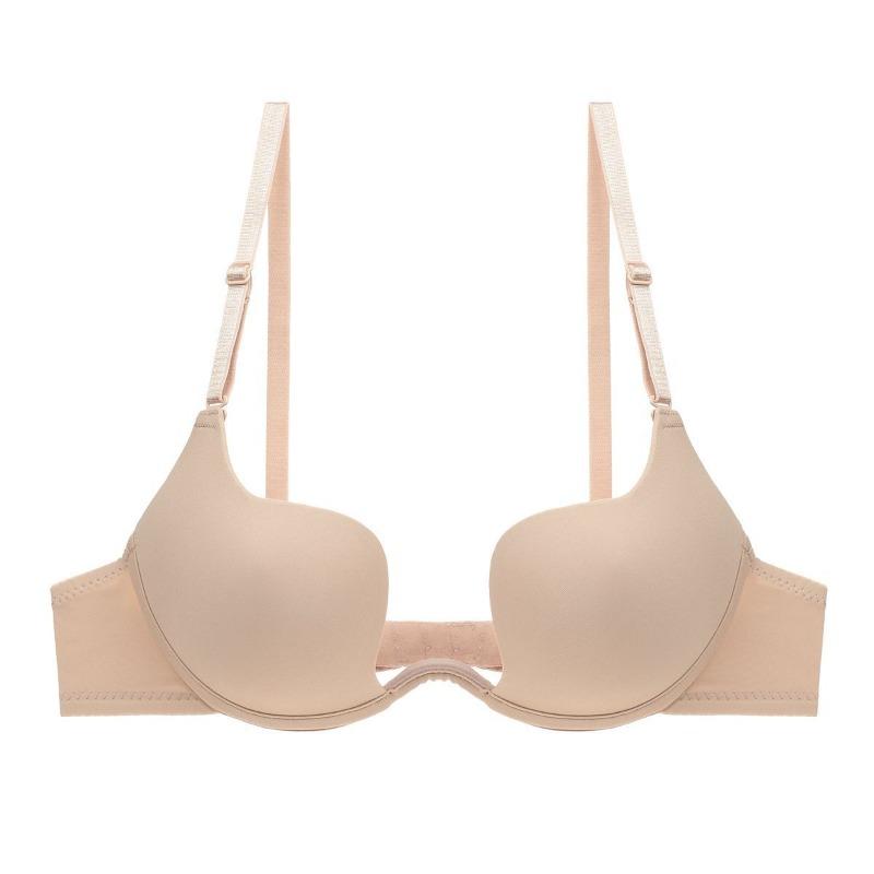 Women Purple U-Plunge Push Up Bra Seamless Lingerie S дубильная кора