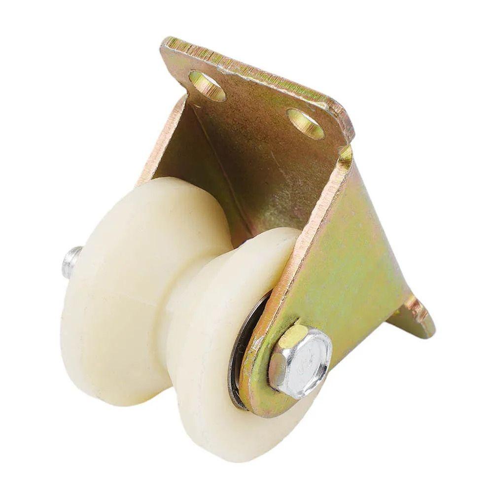 1Pcs New Grooved Nylon Bearing Pulley 30U/V 30mm 45# Roller Track Wheel With Stand Heavy Duty Rollers Door