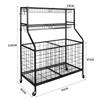 Movable Sports Ball Storage Rack