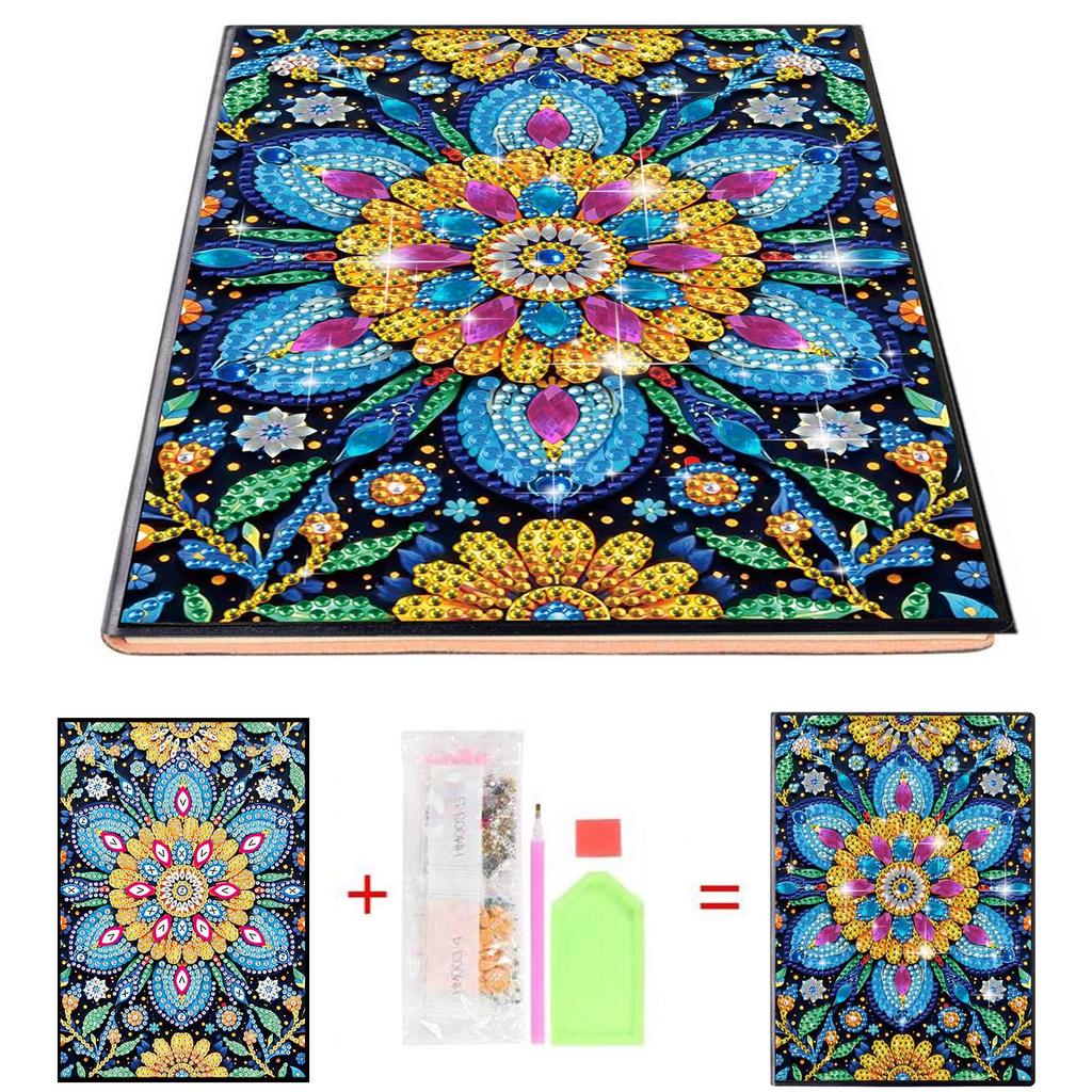 DIY Diamond Painting Business Notebook – Creative Dot Drill Writing Book for Kids