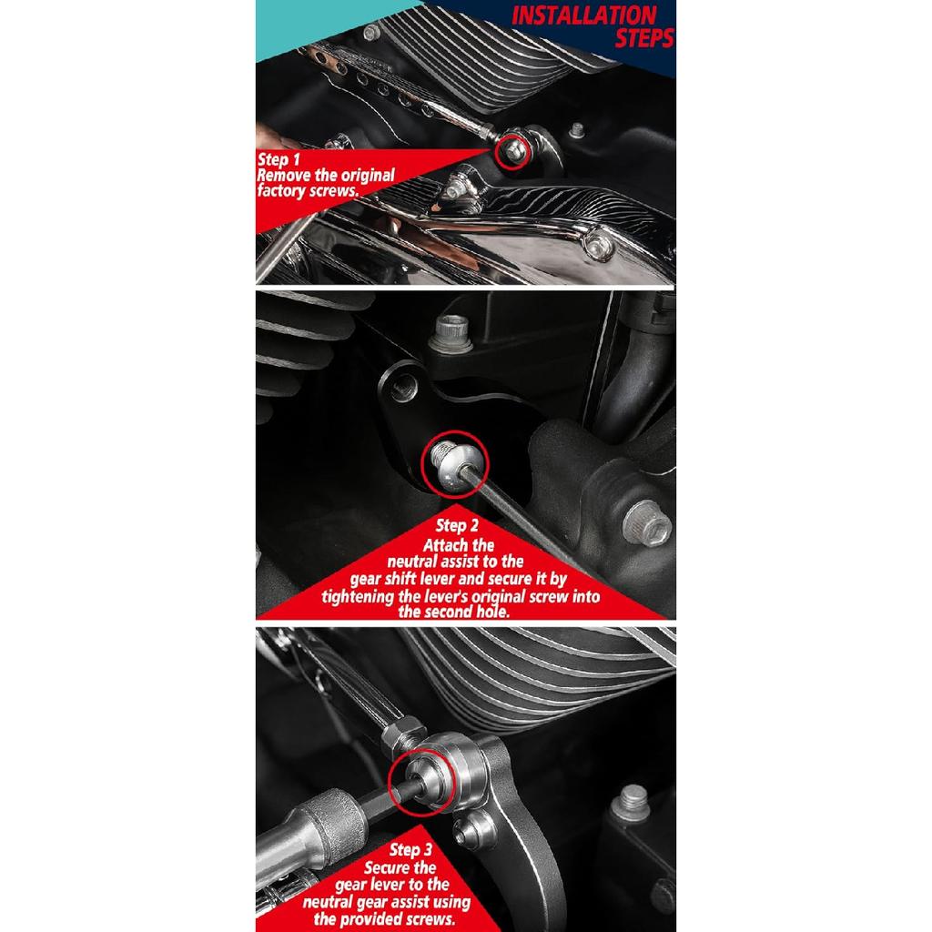 Motorcycle EZ Shift M8 Neutral Gear Assist Kit Fit for Harley | for Harley Touring Softail 2018-2026 Neutral Shift Gear Accessories