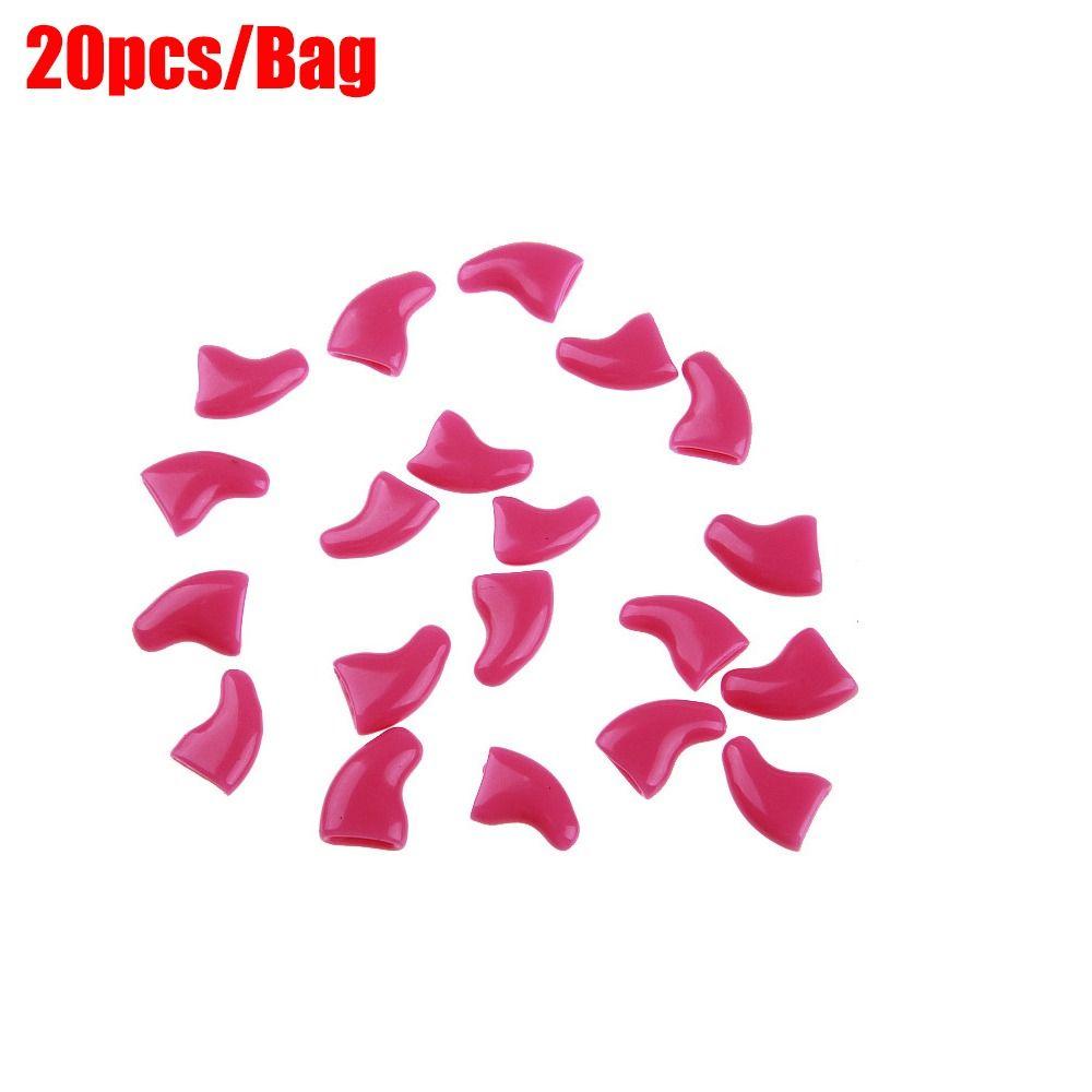 Colorful Cats Soft Nail Covers Anti-scratch Pet Nail Cover Fashion Cat Grooming Supplies